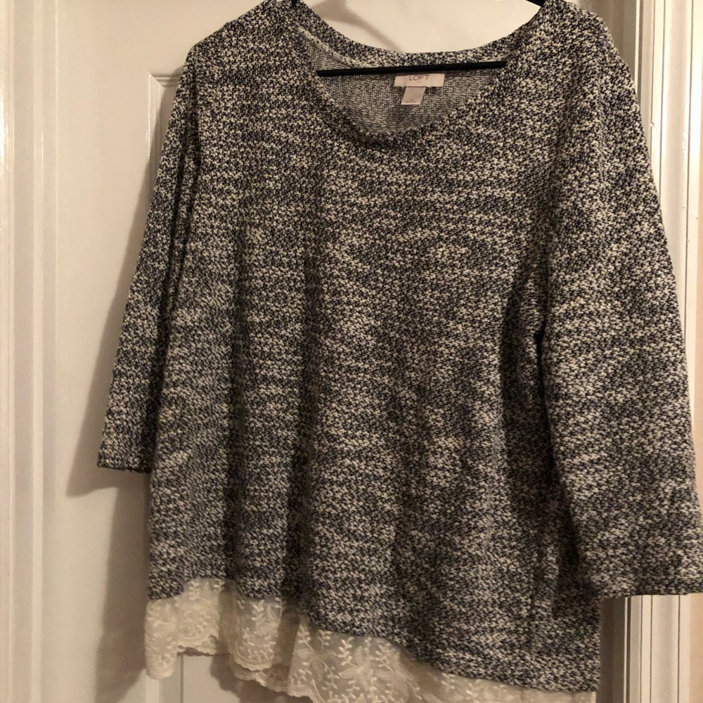 Loft Sweater with Lace!